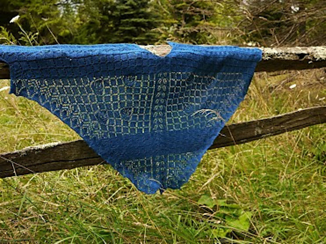 Flat Leaf Shawl