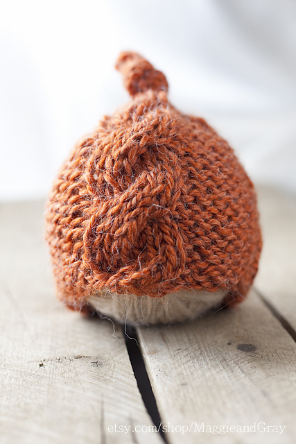 Charlie Cable Newborn Hat