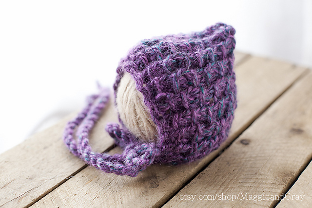Bamboo Stitch Newborn Bonnet