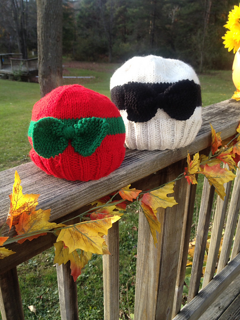 Knit Beanie with Bow