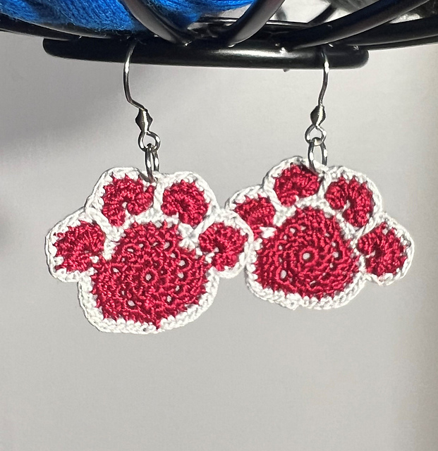 Paw Print Earrings