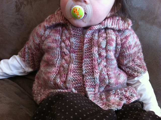 Frilly Collar Cardigan