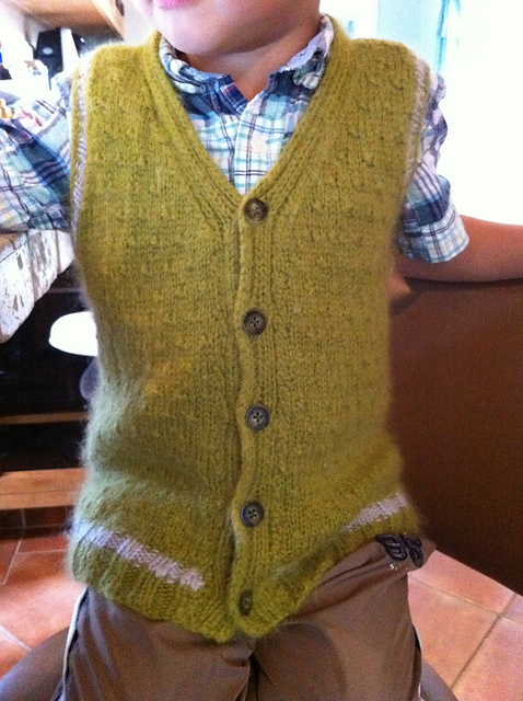 Button-up Vest with a Twist