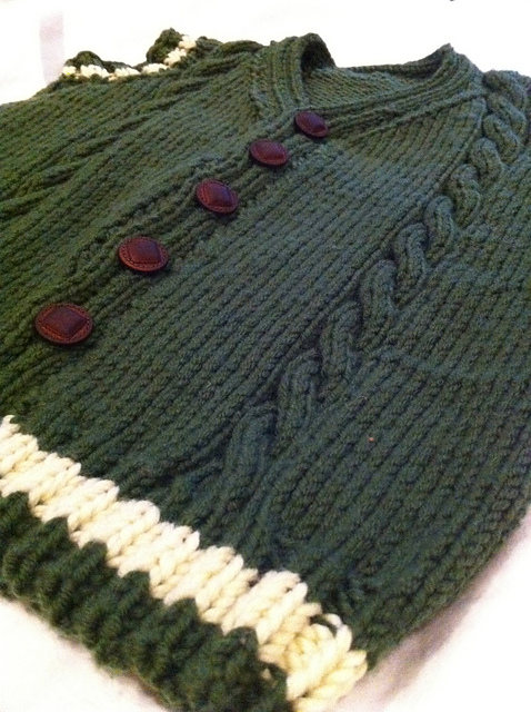 Button-up Cable Vest