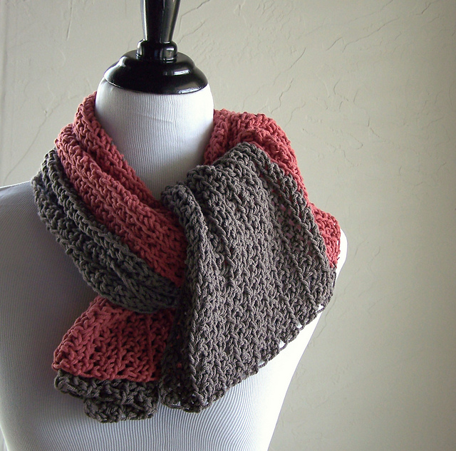 Colorblock Neck Drape