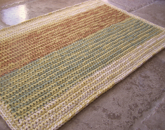 Ravelry Leftovers Rug pattern by Melanie Rice