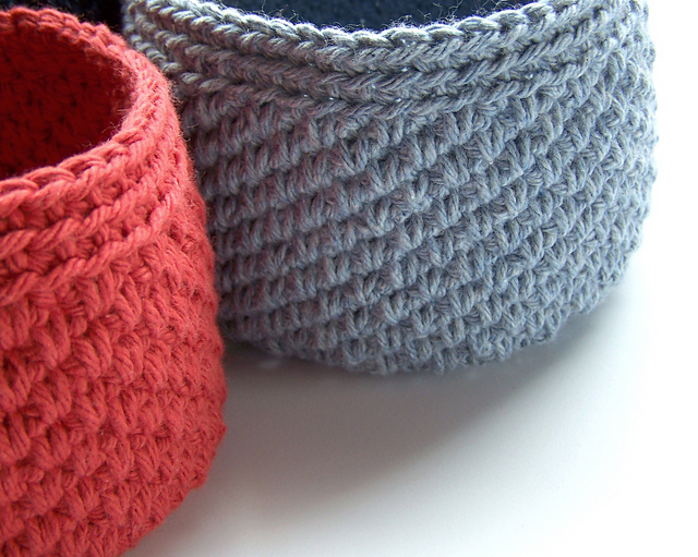 Round Cotton Storage Baskets