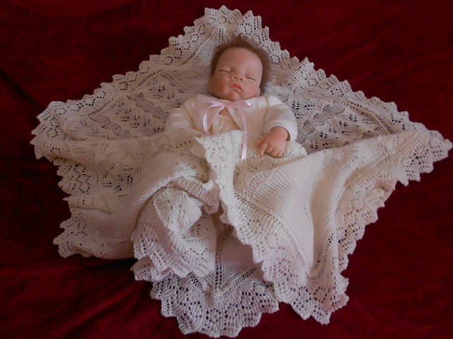 Ravelry: Shetland Lullaby Baby Shawl pattern by Melody Hadley