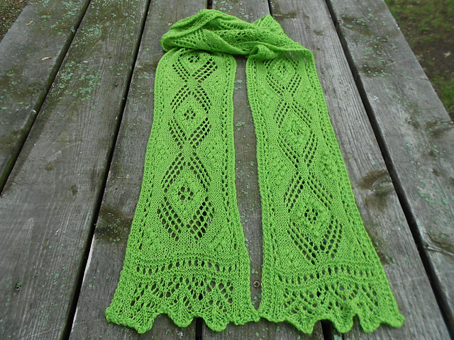 Estonian Spring Lace Scarf