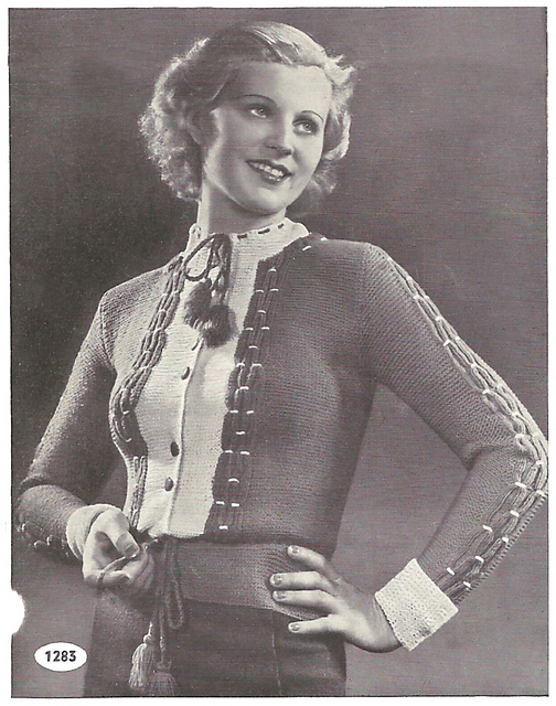 Blouse with Light Front