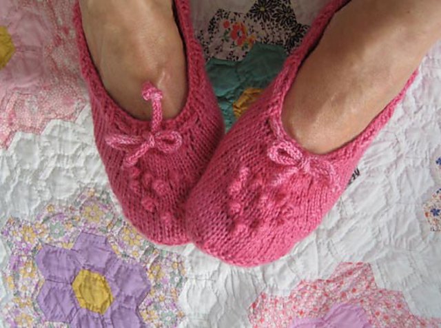 Raspberry Bed Socks