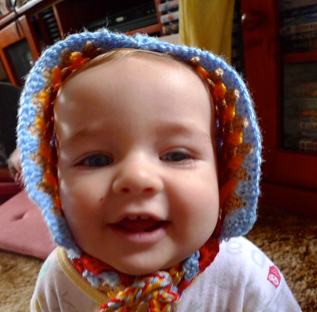 Granny Square Baby Hat