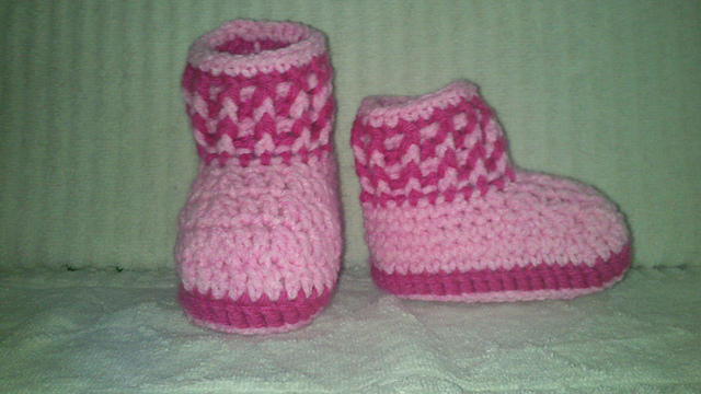 Zigzag Booties/Botitas zigzag