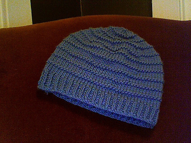 Shandi's Flat Knitting Hat
