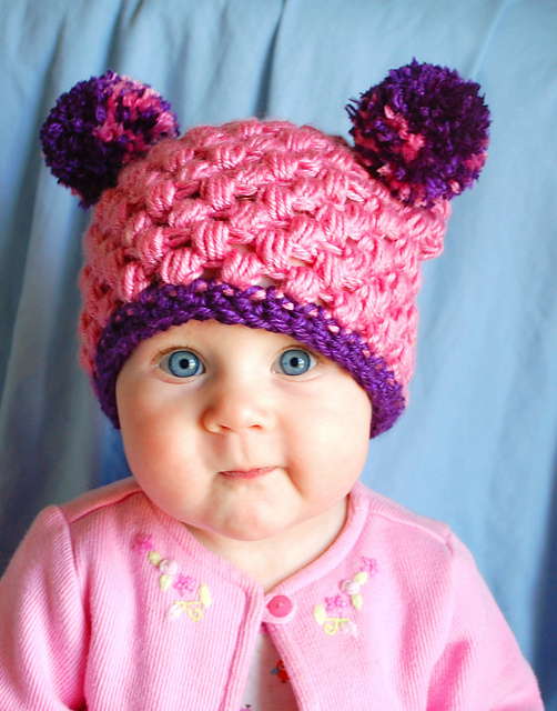 Pygmy Puff Pompom Hat