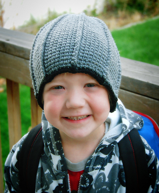 Ridged Boy Hat