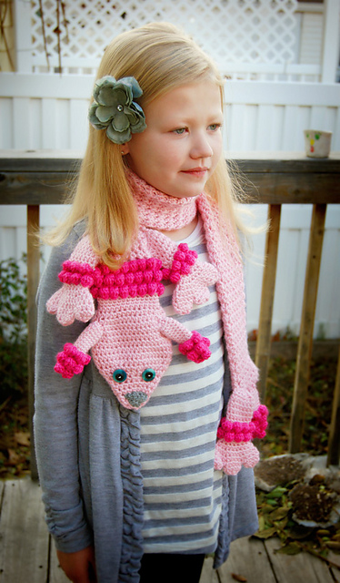 Lilleth the Poodle Scarf