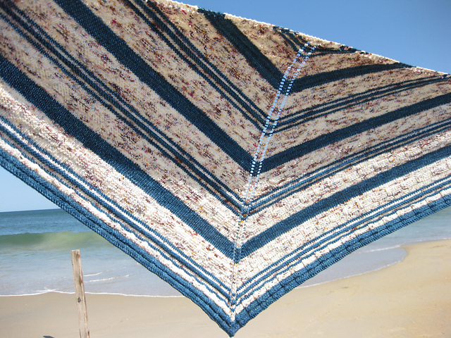 Winter On Ocracoke Shawl