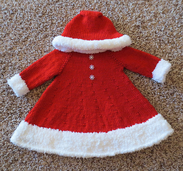 knitted santa dress Ravelry: Santa's Little Christmas Cutie pattern by Melissa Kemmerer formal christmas dress