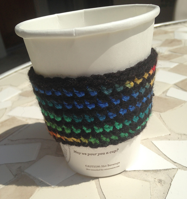 Striped Coffee Sleeve