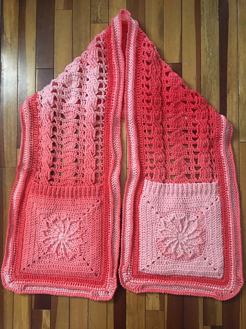 Double Trouble Pocket Shawl