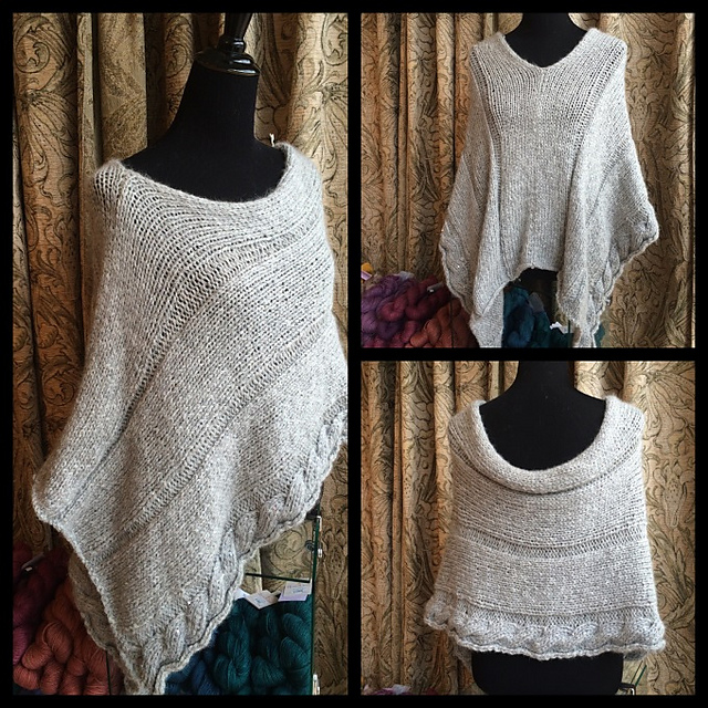 Winter Sparkle Poncho