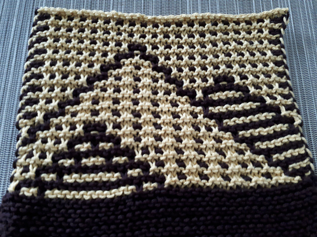 Pyramid Mosaic Dishcloth