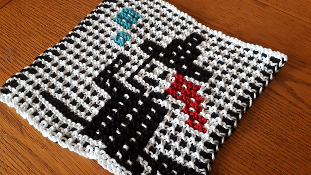 Witch Mosaic Dishcloth