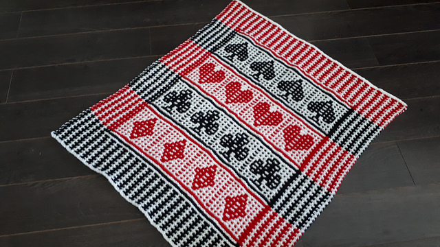 Strong Suit Mosaic Blanket