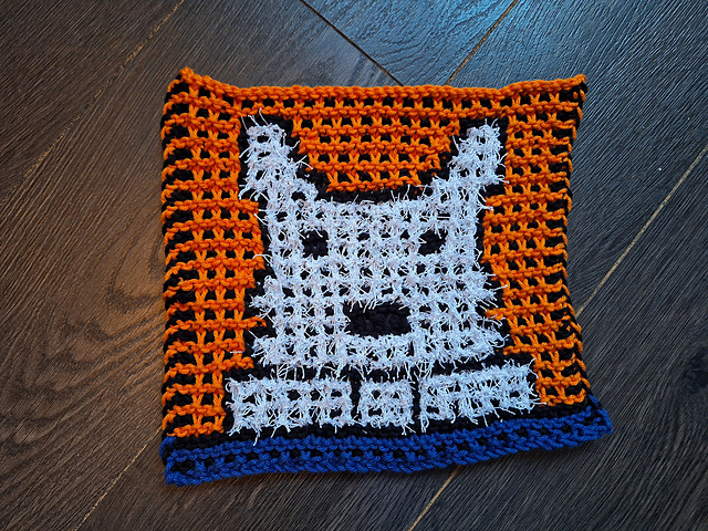 Pop Up Terrier Dishcloth