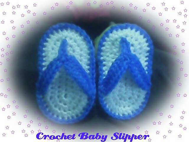 Crochet Baby Slipper