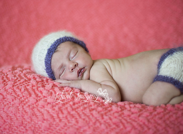 Butterfly Stitch Hat and Shorts Set
