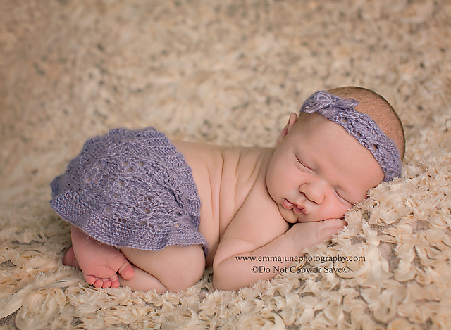 Petite Cabled Skirt Set Crochet