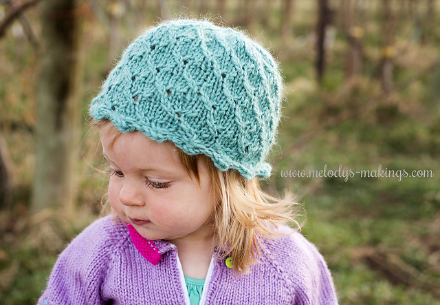 Antique Pearl Hat Knit