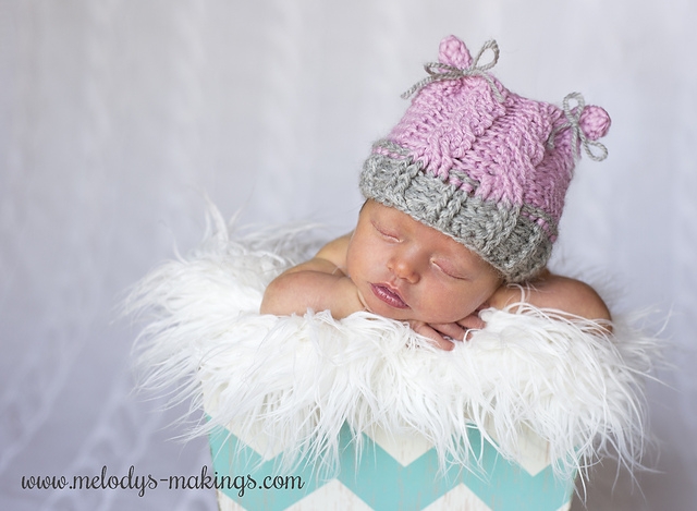 Cabled Bear Hat Crochet