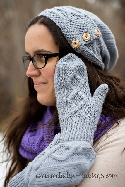 Jennika Mitts ~ Knit Version