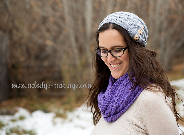 Jennika Slouch Hat ~ Knit Version