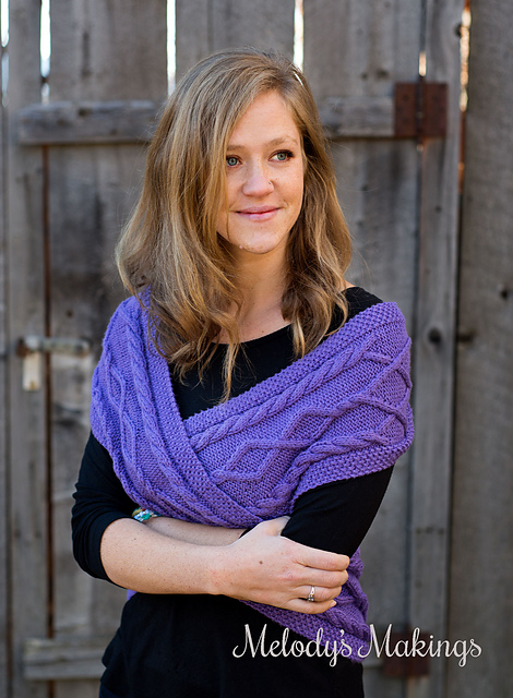 Jennika Infinity Wrap/Scarf ~ Knit