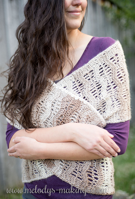 Wisteria Infinity Wrap ~ Crochet Version