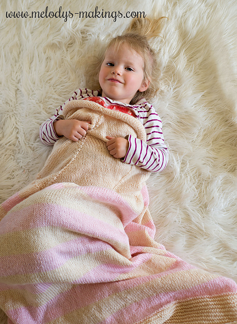 Wedding Dress Blanket ~ Knit Version