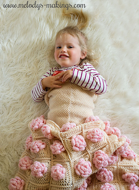 Wedding Dress Blanket ~ Crochet Version