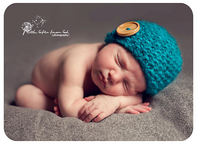 Bubble Button Beanie
