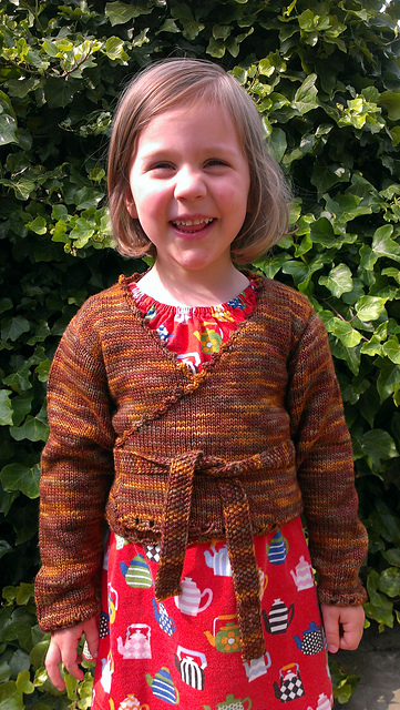 Girls' Crossover Cardigan