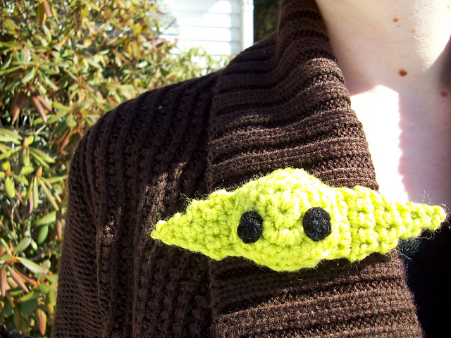 Yoda Inspired Brooch