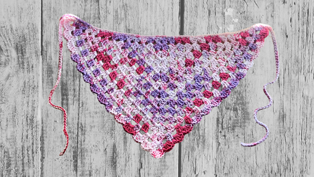 Easy Crochet Bandana