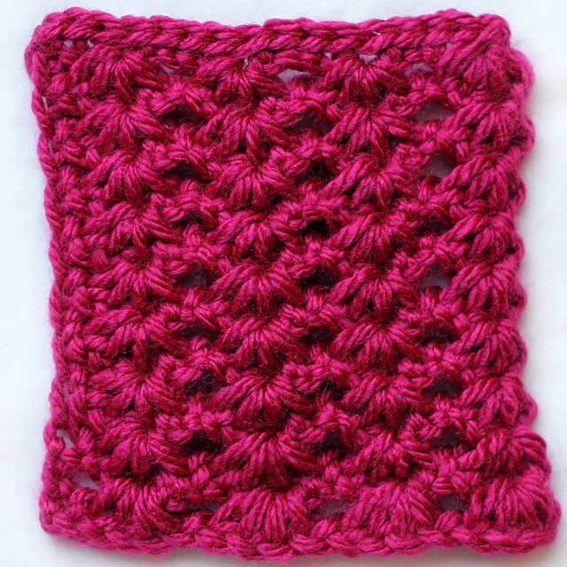 Tunisian Crochet Lace Stitch Tutorial