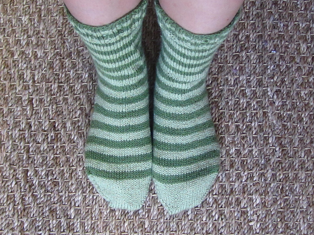 Striped Melon Socks