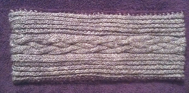 Celtic Cowl with Mistake Rib Edges