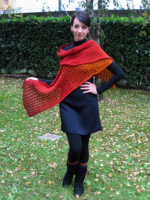 Mesh Scarf by knittiland