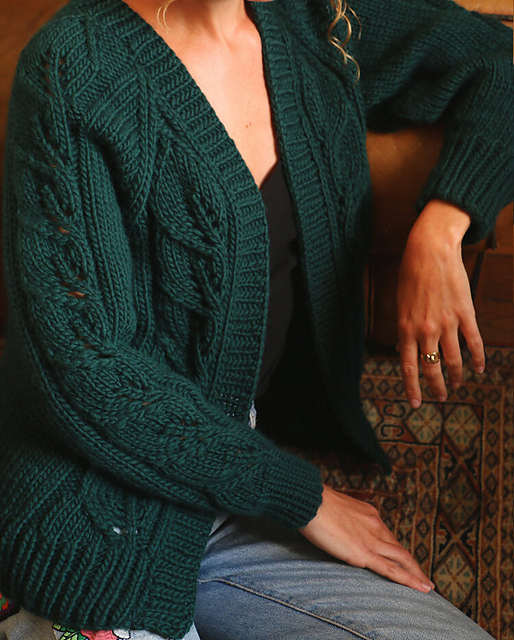 Sherwood cardigan flat